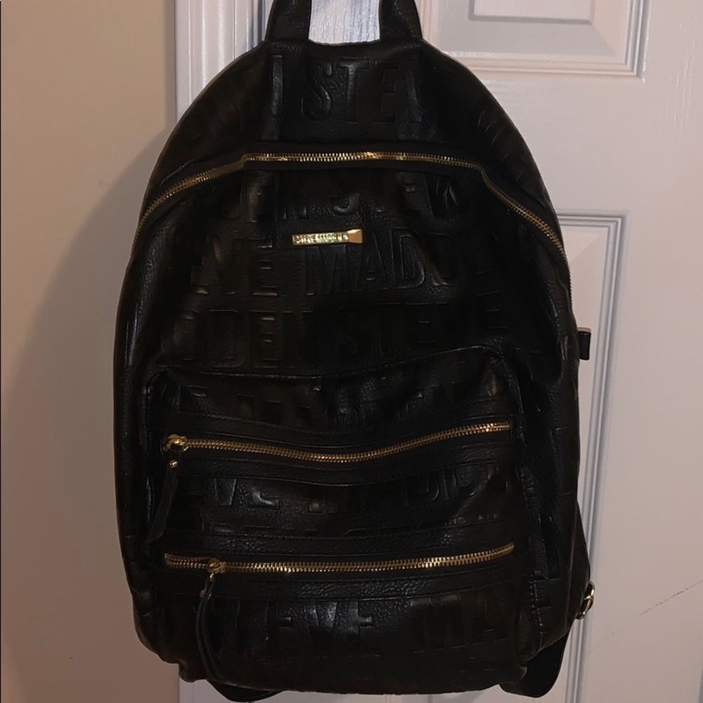 Steve Madden Black Bookbag